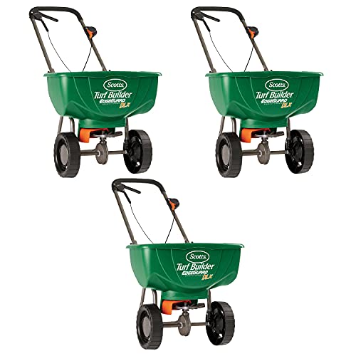 Scotts Turf Builder EdgeGuard DLX Broadcast Spreader (3-Pack)