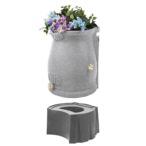 Good Ideas Rain Wizard Urn Shaped 50 Gallon Rain Barrel & Stand