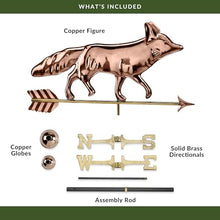 Good Directions Fox Weathervane, Pure Copper