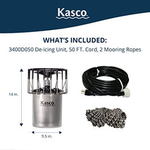Kasco Deicer 3/4 HP Lake & Pond De-icer 120V – Single Phase with 50 Ft Electric Power Cord | Water Deicer for Ponds, Lakes & Dock Bubbler