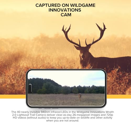 Wildgame Innovations Wraith 2.0 Lightsout Trail Camera Bundle with 40 Infrared LEDs, 32GB Memory Cards & USB Card Reader (10-Pack)