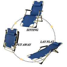 NABEIM Zero Gravity Recliner Outdoor, Patio Seating Metal, Oversize XL Adjustable Folding Padded Lounge Chair with Headrest and Thick Cushion Single Lawn Camping Reclining Chair