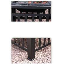 TEOYETTSF Outdoor Barbecue Stove Tea Boiling Table Detachable Grill Frame Courtyard Firewood