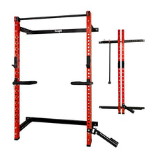 Yes4All Folding Wall Mounted Power Cage Multi Metal Grip Dip Handle Attachment