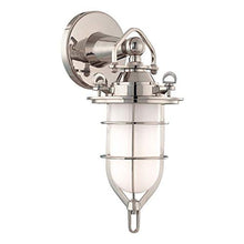 Hudson Valley Lighting New Canaan One Light Wall Sconce Polished Nickel Silver