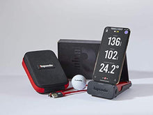 Rapsodo Mobile Launch Monitor for Golf Indoor and Outdoor Use with GPS Satellite View and Professional Level Accuracy, iPhone & iPad Only Black/Red