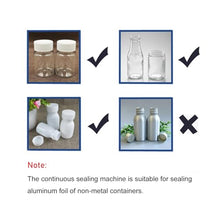 INTSUPERMAI Continuous Induction Jar Sealer 0.79"-5.12" Silver