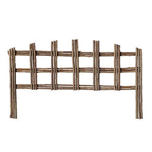 Landscape Edging Decorative Fence Garden Border Woven Willow Edging Spring Garden & Yard Maintenance (Color : A(23.6inch/60cm), Size : 10PCS)