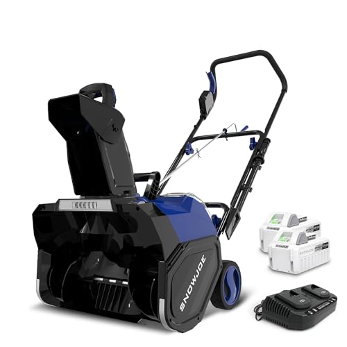 Snow Joe IONMAX 48V Cordless Electric Snow Blower Machine, 24V-X2-SB18-GO