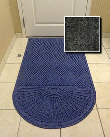 FloorGuard Heavy Duty All Purpose Entrance Mat Diamond 4' x 18' Charcoal