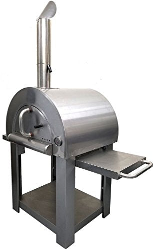 SDI Factory Direct Stainless Steel Artisan Outdoor Wood Fired Pizza Oven BBQ Grill + Accessories
