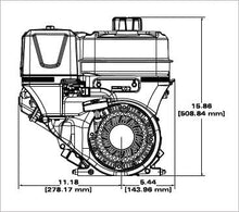 Briggs & Stratton 19L232-0037-F1 Vanguard 10 HP 305cc Horizontal Shaft Engine