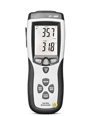 NEWTRY Digital Anemometer Thermosensitive Wind Speed Meter Sensor Portable Wind Gauges Air Flow Velocity Thermometer for Measuring Wind Speed Temperature Volume with Backlight DT8880