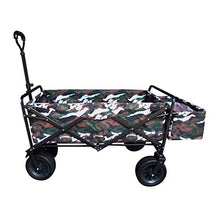 Folding Garden Trolley Cart Heavy Duty Wagon Multi-Function Shopping Cart Load：150kg