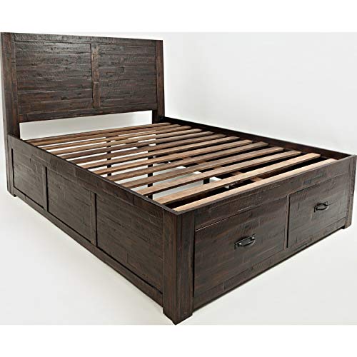 Jofran Inc. Jackson Lodge Twin Storage Bed Deep Chocolate Finish