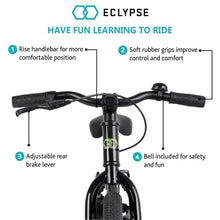 Eclypse Titan Kids Bike 16 Inch with Training Wheels Black