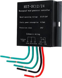 Wind Turbine Generator Kit, 8000W 12V 24V 3 Blade Portable Vertical Helix Wind Power Turbine Generator Kit with Charge Controller,12v