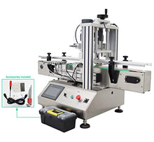 TECHTONGDA Automatic Electric Bottle Capping Machine with Conveyor Stainless Steel