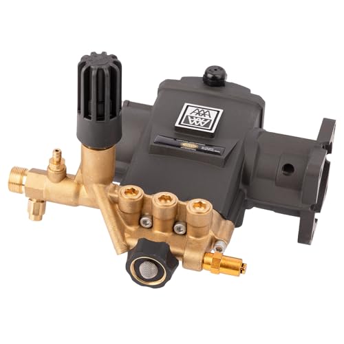 53BRD23 Simpson AAA Horizontal Triplex Plunger Replacement Pressure Washer Pump Kit, 2.5 GPM @ 3400 Max PSI with 3/4" Hollow Shaft