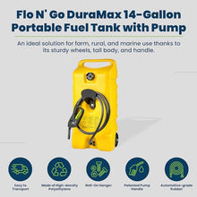 Scepter Flo N' Go Duramax Wheeled Container, Yellow, 14 Gallon, 2-Pack