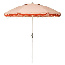 OROTLECT 6.6ft Patio Umbrella with Push Button Tilt Outdoor Market Umbrella Rivie pink Acrylic Canopy for Garden Backyard Deck Poolside