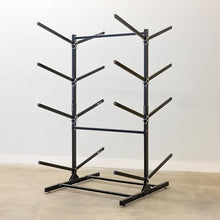 Teal Triangle Freestanding G-Watersport 8 Kayak and SUP Outdoor Storage Rack Black