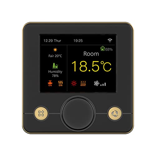 Smart Thermostat Intelligent Floor Heating &Fan Coil Unit Thermostat Indoor Constant Temperature Controller(D)