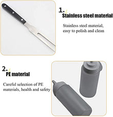 BBQ Grill Accessories,15 PCS Stainless Steel Griddle Accessories Kit for Outdoor BBQ, Kitchen, Teppanyaki and Camping Grilling Accessories