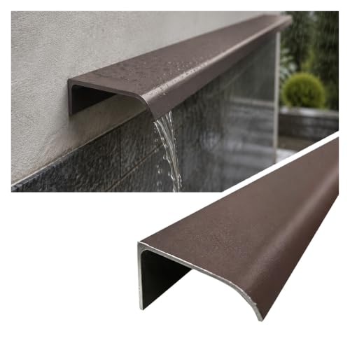 ERRULAN Wall Flashing Trim, Rainwater Diverter for Vertical Surfaces