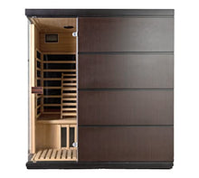 Blue Wave Sirona 3-Person Hemlock Infrared Sauna Espresso