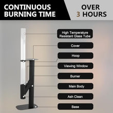 Generic 50.79in Modern Outdoor Fireplace with Table Wood Burning Stove