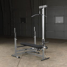 Body-Solid Olympic Combo Bench with Preacher Curl and LAT Pulldown Black