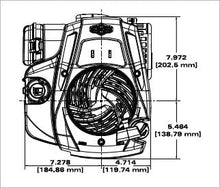 Briggs & Stratton 93J02-0001-F1 Ex Series 6.25 GT 150cc Vertical Shaft Engine