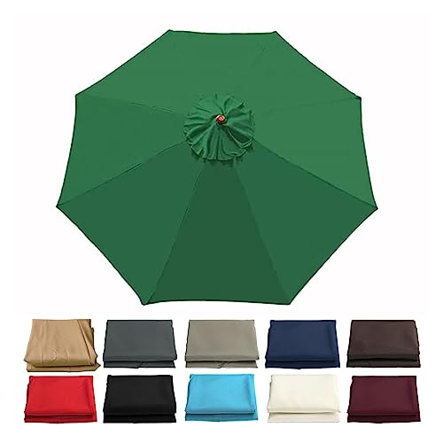 PUCNHZYNW Replacement Canopy for 6/8 Rib Patio Umbrella Beige 2m Awning Top Cover for Outdoor SunshadeWaterproof Fabric Easy Install UV Protection