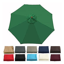 PUCNHZYNW Replacement Canopy for 6/8 Rib Patio Umbrella Beige 2m Awning Top Cover for Outdoor SunshadeWaterproof Fabric Easy Install UV Protection