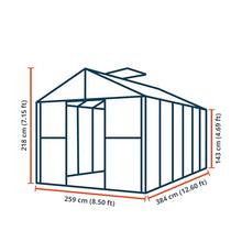Spahir 6 8.5x12.6 ft Walk in Greenhouse