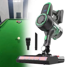 Billiard Table Cloth Vacuum Cleaner, 22kpa 240W Electric Pool Table Cloth Cleaner Kit, Pool Ball Polishing Washing Tool (Green)