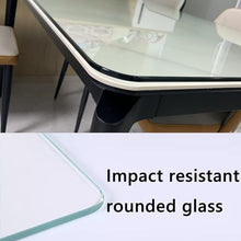 SXKJQER Rectangle/Square Glass Table Top 8mm Thick Tempered GlassRectangle/Square Table Top Glass Dining Table Replacement Glass Table Top, Tempered Glass Protector, with 6 Anti-Slip Pads(100x80cm)