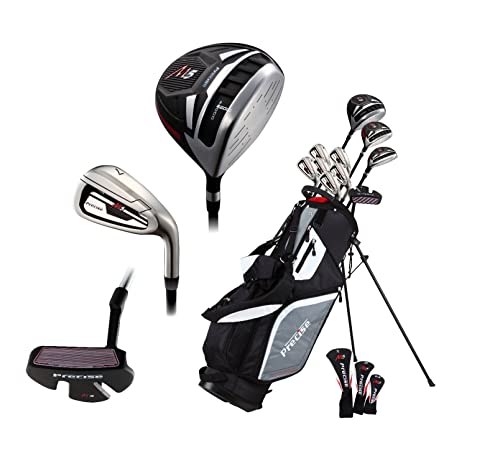 Precise Golf Men's Complete Golf Clubs Package Set Black