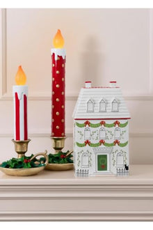 SODEF Decorative LED Lighted Candle 7.1 x 6.7 x 15 in | Multicolor | One Size | Plastic | Flameless Ambiance Decor for Home, Parties, Holidays - 7.1x6.7x15 in
