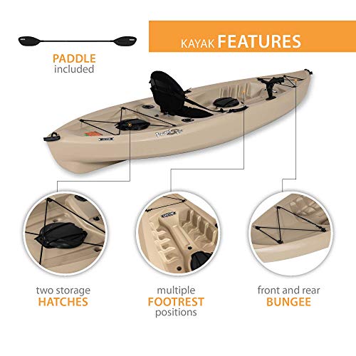 Lifetime 90806 Tamarack Angler 100 Fishing Kayak Tan
