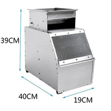 Bird Feed Thrower Blown Shell Separator with Adjustable Speed Fan, Enlarged Feeding Port, for Millet, Miscellaneous Grains, Melon Seeds, Rice, Beans, Parrot Bird Food, Etc.