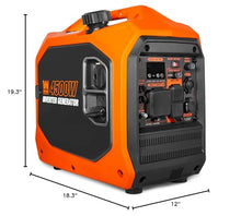 WEN 4500-Watt Inverter Generator, RV-Ready, Quiet, Portable, Gasoline Powered and Lightweight with Fuel Shut Off (56432i)