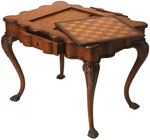 Butler Specialty Company Bianchi Traditional Wood Game Table Medium Brown