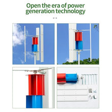 1000W 12V/24V Wind-solar Complementary Power Generation System 2*100W Solar Panel+800W 12V/24V Wind Turbine Generator +intelligent Controller+2000W Inverter Vertical Axis Wind Turbine Kit(12V)