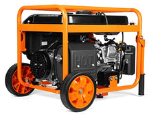 WEN DF430X 4375-Watt Dual Fuel Portable Generator with Wheel Kit and CO Shutdown Sensor, Black