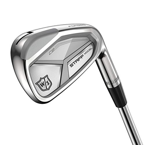 WILSON Staff Model CB Men's Golf Irons - Right Hand, Stiff, 4-PW Gray