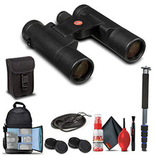 Leica 10x25 Ultravid BR Binoculars Black with Backpack, Monopod, Cleaning Set, Cap Keepers, Neck Strap