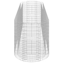 Gabion Raised Bed Galvanized Iron 157.5"x39.4"x39.4" for Outdoor Plants White Black Other