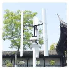 5KW 12V 24V 48V Vertical Wind Power Turbine Generator Kit for Home 5000W Low Noise Windmill Low Wind Speed Starting Wind Turbines(24V)